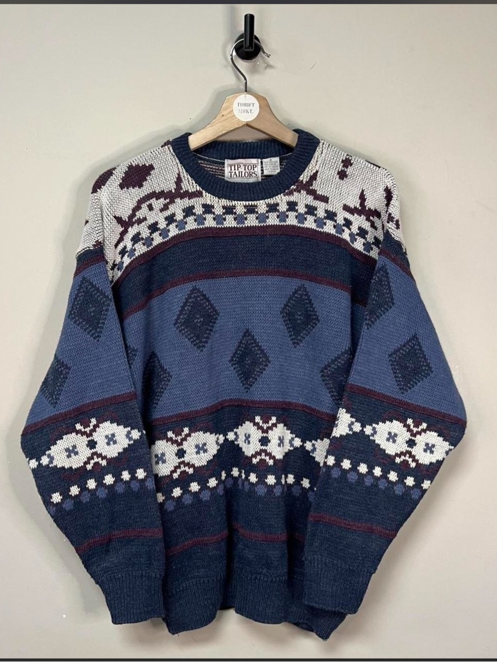 Vtg 90s Knit Sweater